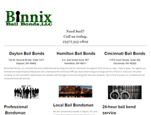 Tablet Screenshot of binnixbailbonds.com